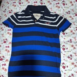 Hollister Kids Navy and Royal Blue Polo